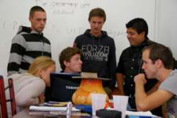 Students in the classroom